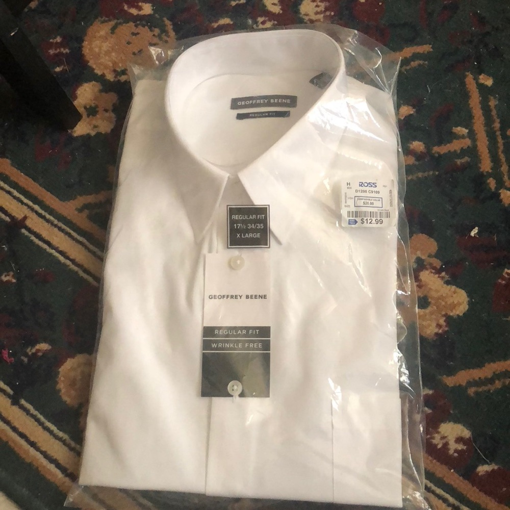 Geoffrey Beene regular fit wrinkle free